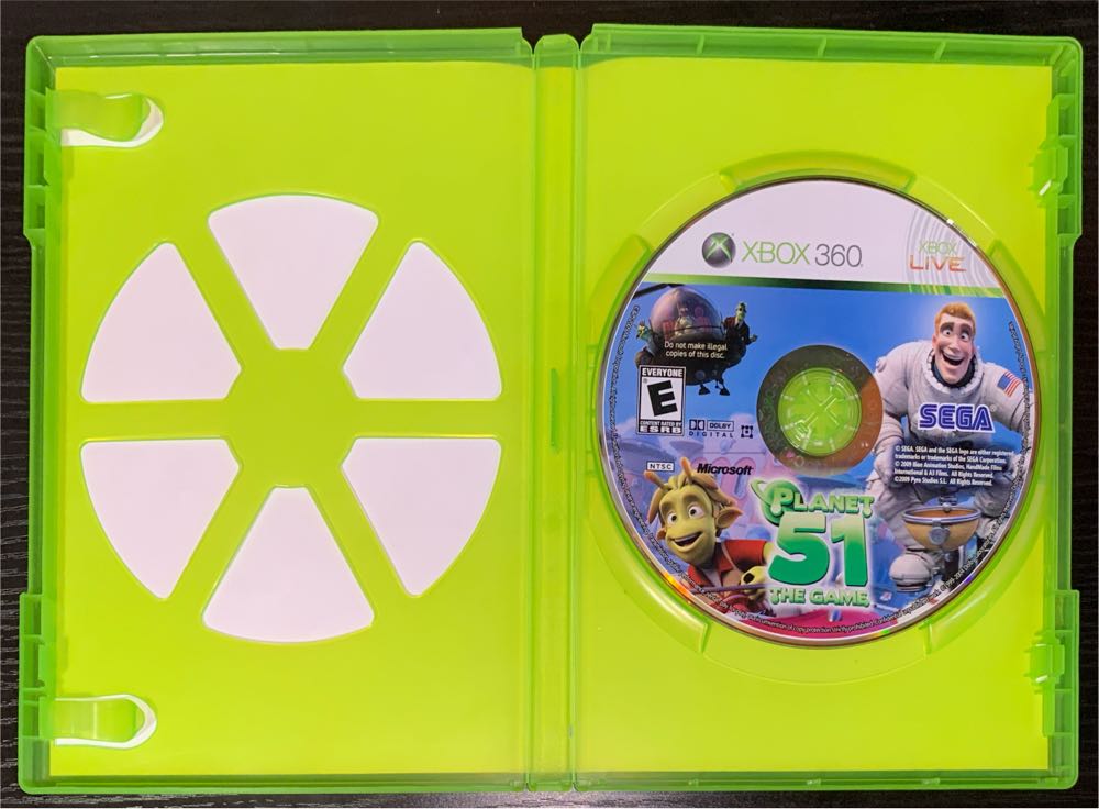 Planet 51: The Game - Microsoft Xbox 360 (Sega - 1-2) video game collectible [Barcode 010086680386] - Main Image 3