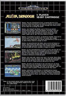 Alisia Dragoon - Sega Mega Drive (Boite Et Notice - 1) video game collectible - Main Image 2