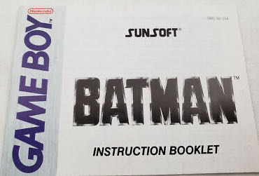 Batman  - Nintendo Game Boy (Nintendo  - 1) video game collectible - Main Image 2