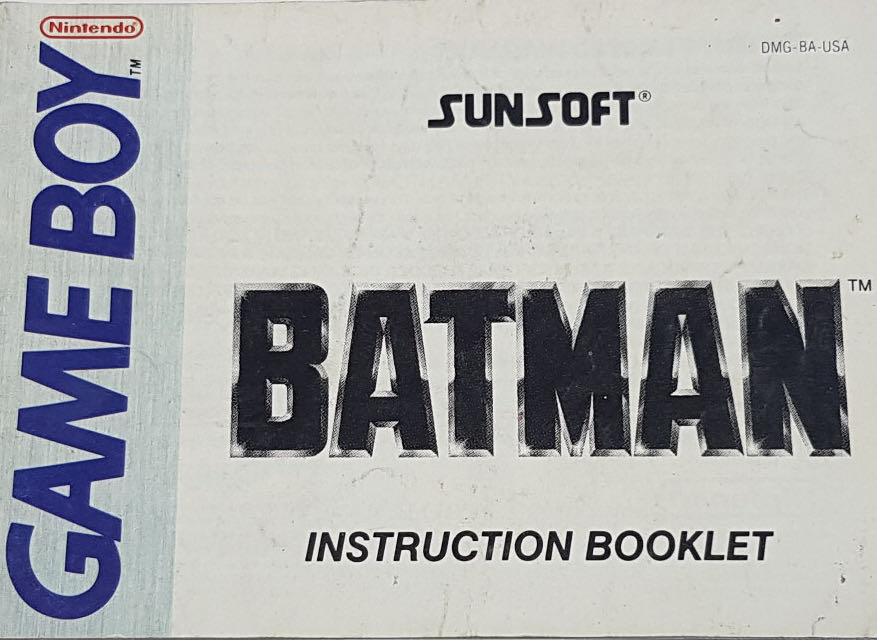 Batman  - Nintendo Game Boy (Nintendo  - 1) video game collectible - Main Image 4