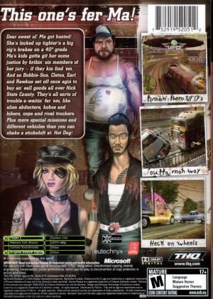 Big Mutha Truckers 2 - Sony PlayStation 2 (PS2) (THQ - 1) video game collectible [Barcode 752919520529] - Main Image 2