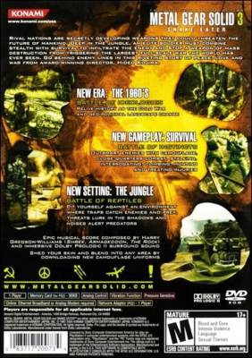 Metal Gear Solid 3: Snake Eater - Sony PlayStation 2 (PS2) (Konami - 1) video game collectible [Barcode 9780744004779] - Main Image 2