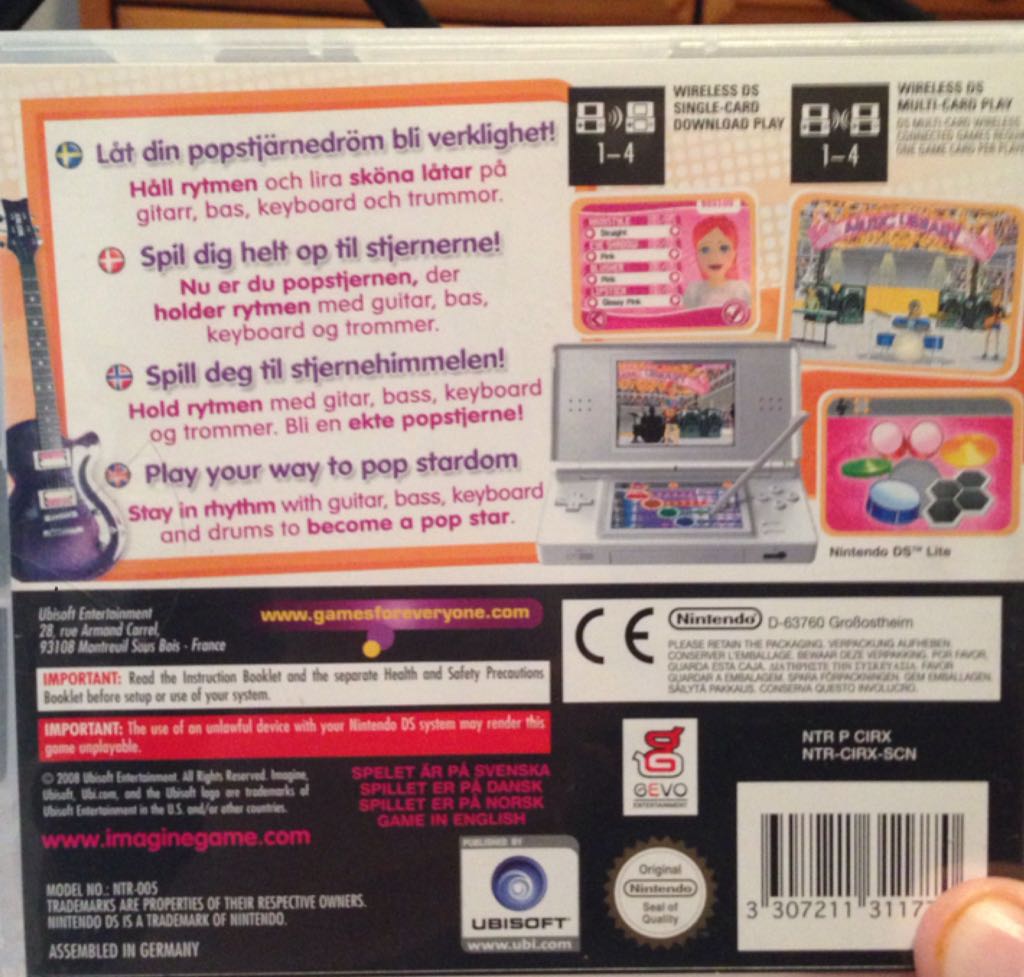 Imagine Girl Band - Nintendo DS video game collectible [Barcode 3307211311770] - Main Image 2