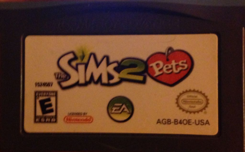 The Sims 2: Pets - Nintendo Game Boy Advance (GBA) video game collectible - Main Image 1