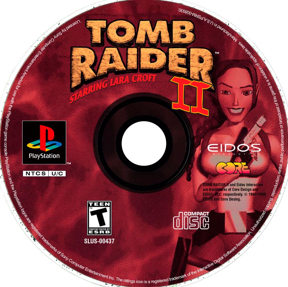 Tomb Raider II - Sony PlayStation (Eidos Interactive - 1) video game collectible - Main Image 3