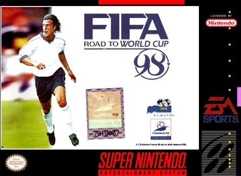 FIFA : Road To World Cup 98 - Nintendo Super Nintendo Entertainment System (SNES) video game collectible - Main Image 1
