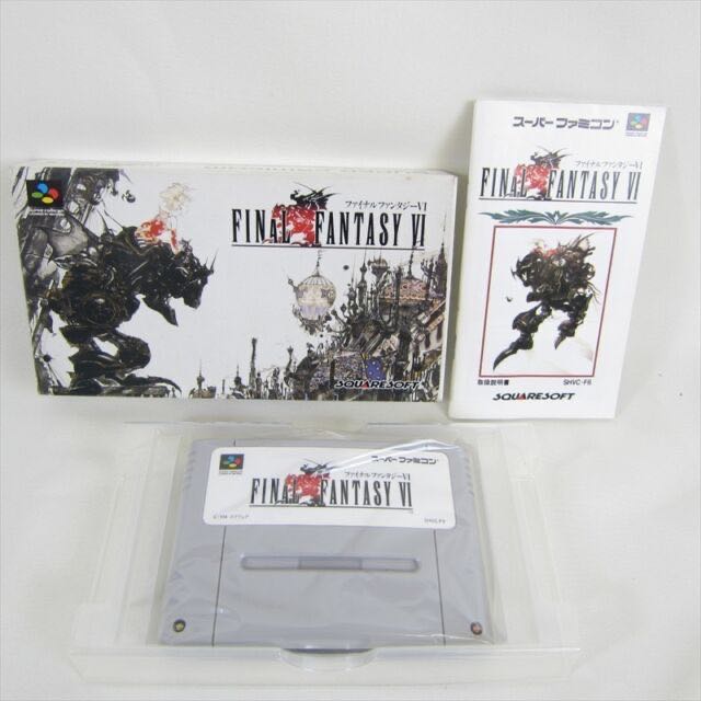Final Fantasy VI (Japanese) - Nintendo Super Famicom (SquareSoft - 1) video game collectible [Barcode 4961012936052] - Main Image 3