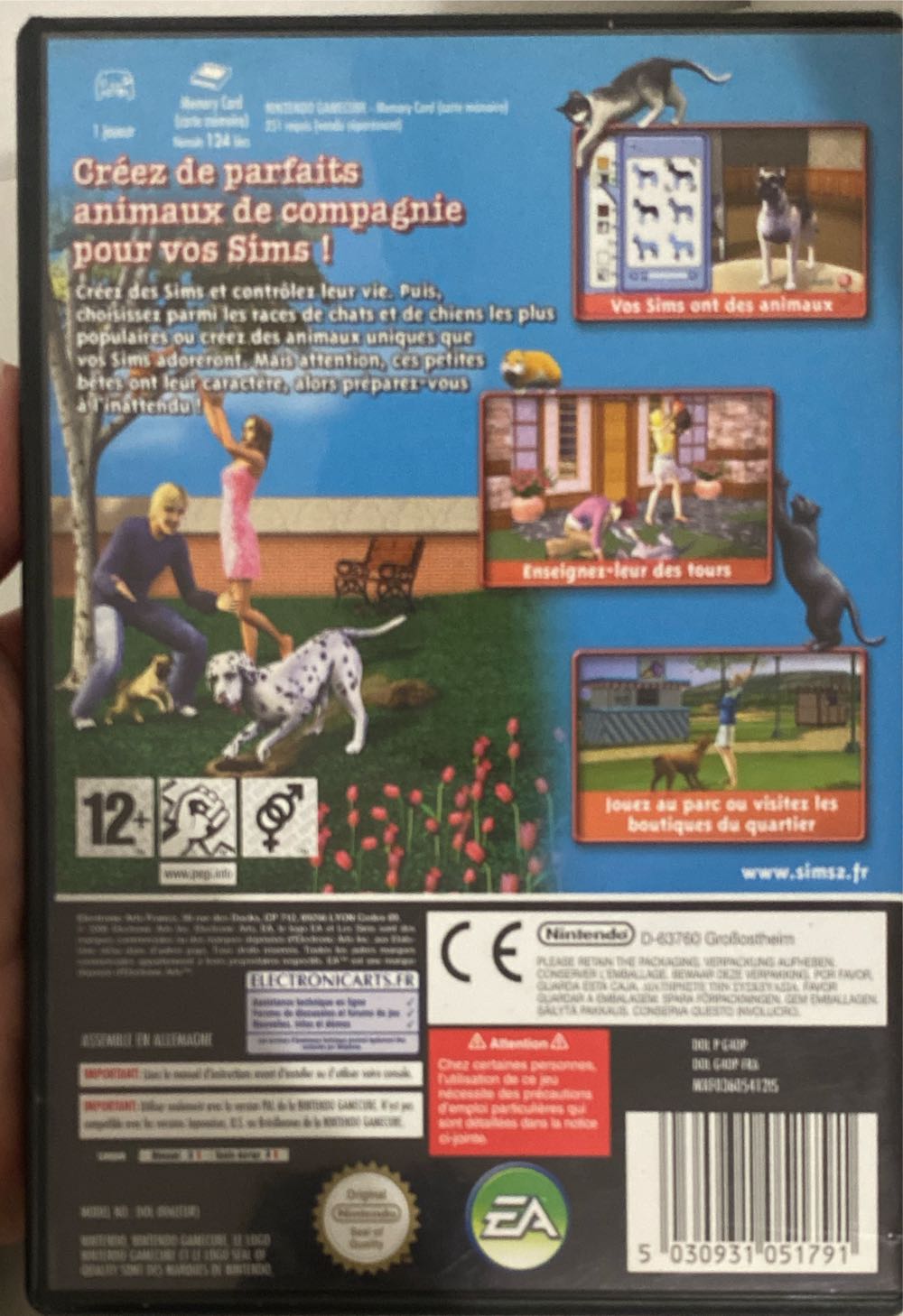 Les Sims 2 Animaux & Cie - Nintendo GameCube video game collectible [Barcode 5030931051791] - Main Image 2