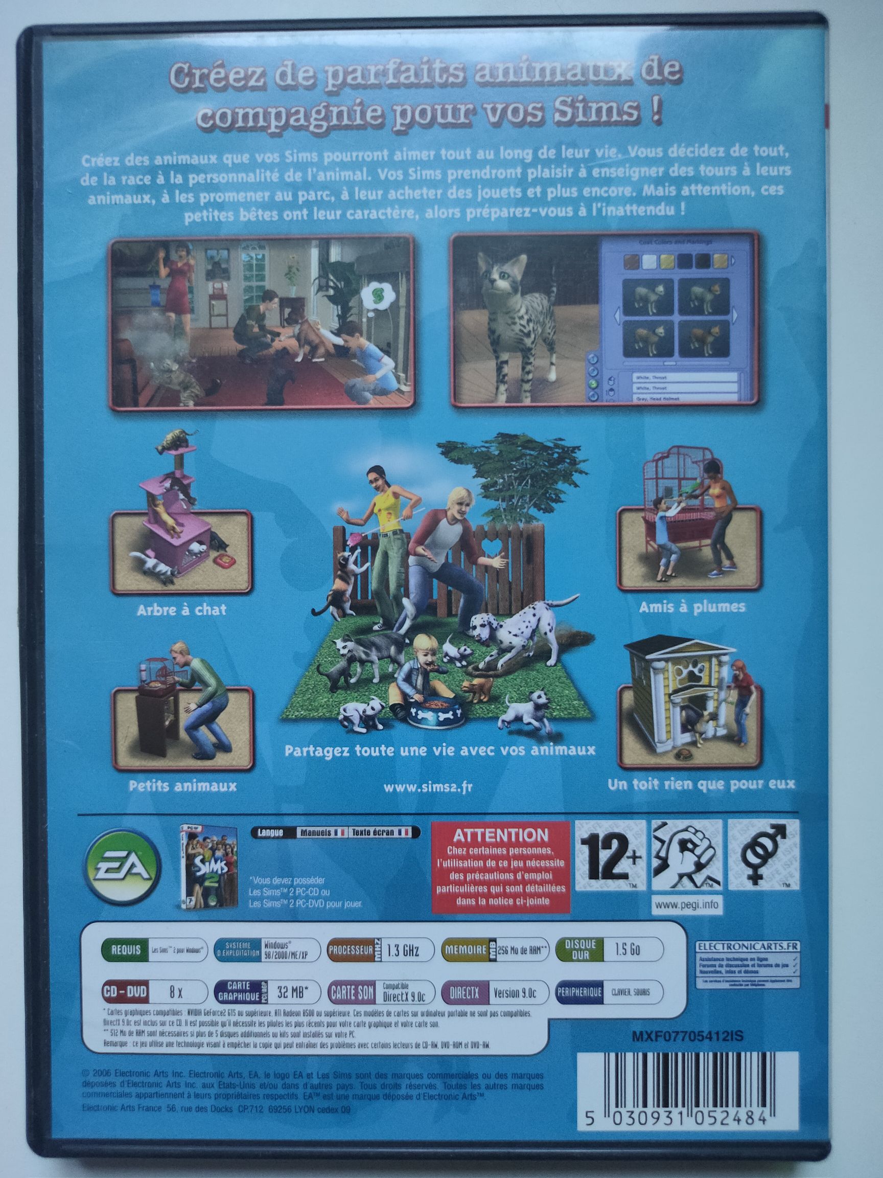 Les Sims 2 - Animaux & Cie - PC (1) video game collectible [Barcode 5030931052484] - Main Image 2
