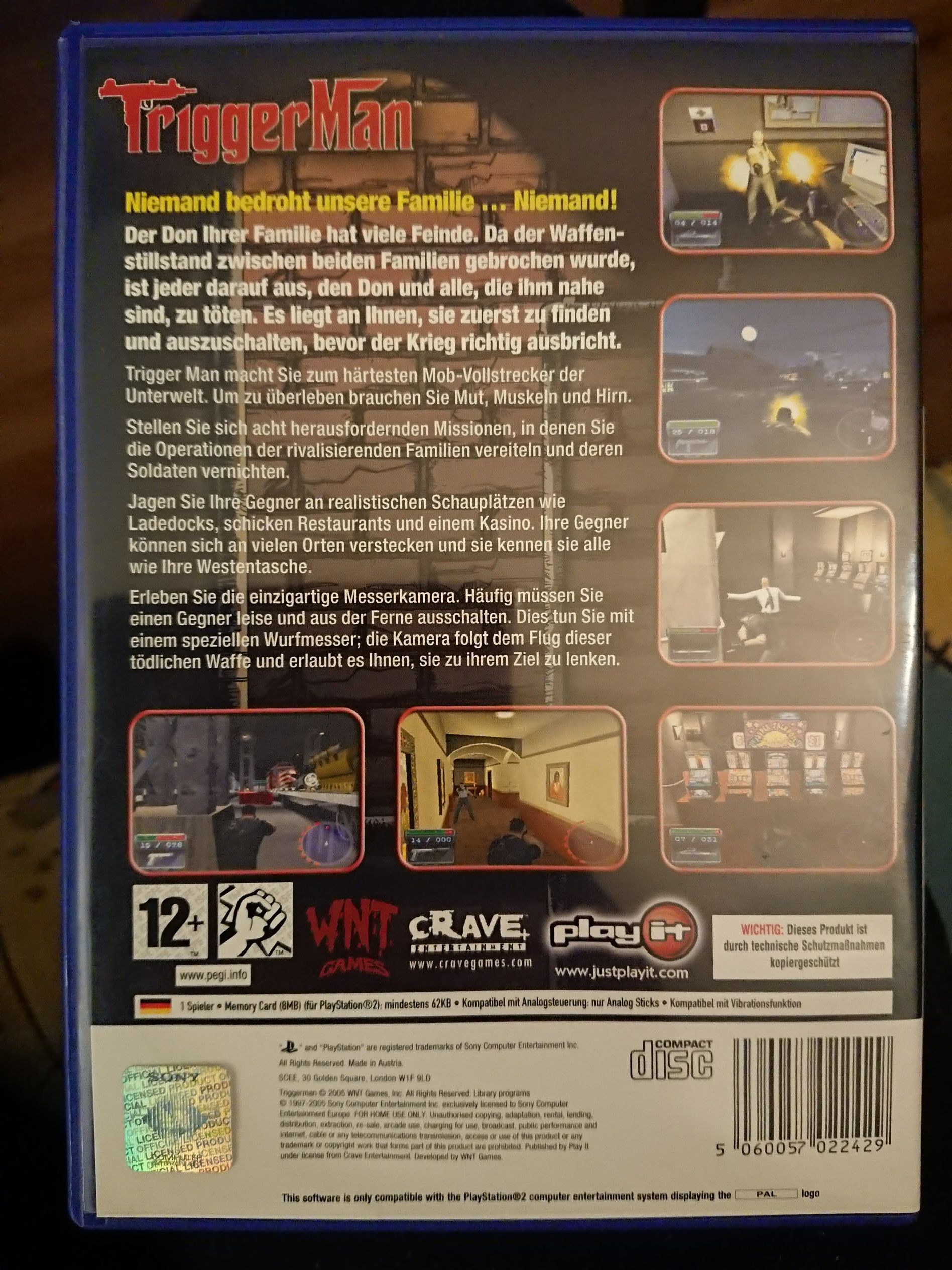 Trigger Man - Sony PlayStation 2 (PS2) video game collectible [Barcode 5060057022429] - Main Image 2