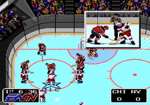 NHLPA Hockey 93 - Sega Mega Drive (Ea Sports) video game collectible [Barcode 9015842052996] - Main Image 2