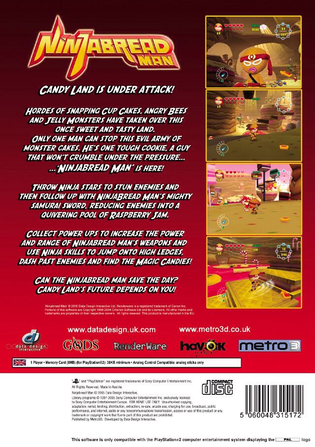 Ninjabread Man - Nintendo Wii (Nintendo - 1) video game collectible [Barcode 5060048319279] - Main Image 2