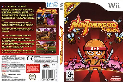 Ninjabread Man - Nintendo Wii (Conspiracy Entertainment - 1) video game collectible [Barcode 815315000504] - Main Image 2