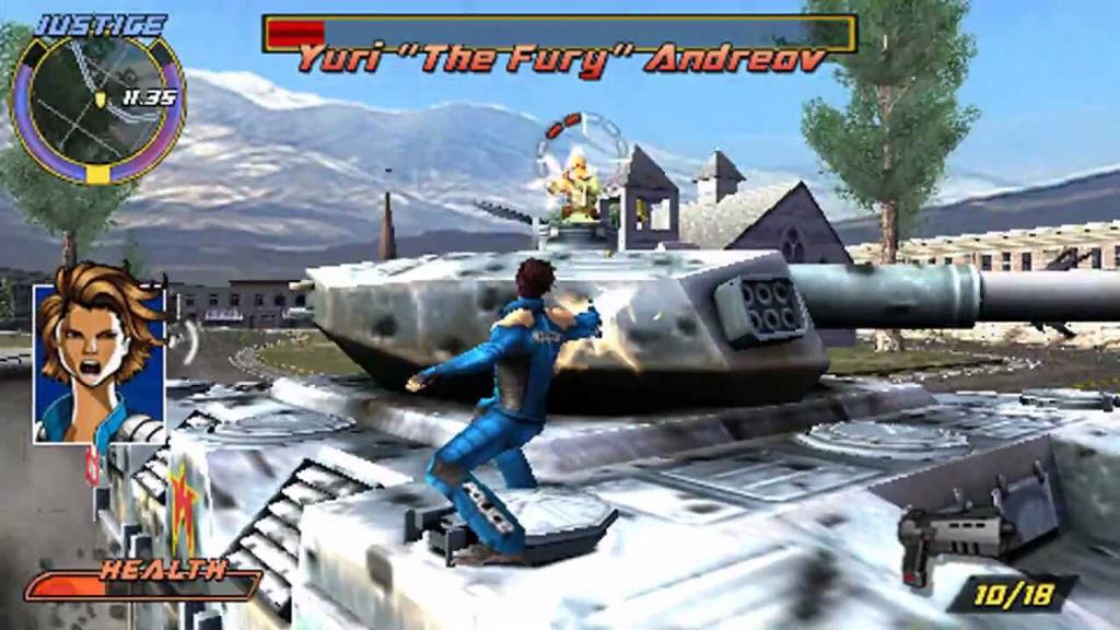 Pursuit Force: Extreme Justice - Sony PlayStation Portable (PSP) (Sony Computer Entertainment - 4) video game collectible [Barcode 711719644590] - Main Image 2
