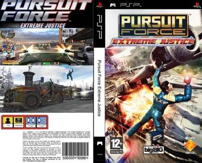 Pursuit Force : Extreme Justice - Sony PlayStation Portable (PSP) (Sony Computer Entertainment Europe - 1 / 2-4) video game collectible [Barcode 711719644699] - Main Image 2