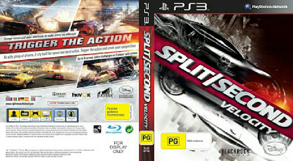 Split Second - Sony PlayStation 3 (PS3) (Disney Interactive Studios - 1-2) video game collectible [Barcode 8717418254926] - Main Image 2