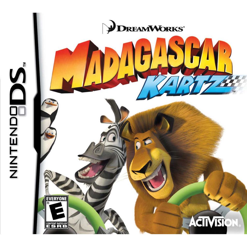 Madagascar Kartz - Nintendo DS (Activision - 1-4) video game collectible [Barcode 047875760134] - Main Image 1