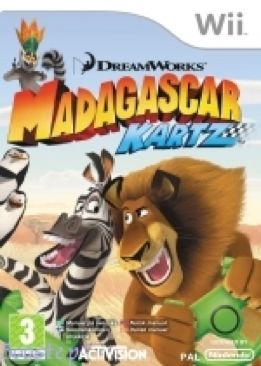 Madagascar Kartz - Nintendo Wii (Activision Publishing Inc. - 1-4) video game collectible [Barcode 5030917076152] - Main Image 1