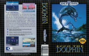 Ecco the Dolphin - Sega Genesis (Mega Drive) (Sega - 1) video game collectible [Barcode 010086010428] - Main Image 2