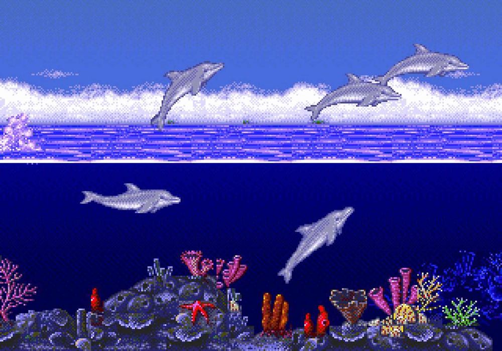 Ecco the Dolphin - Sega Genesis (Mega Drive) (Sega - 1) video game collectible [Barcode 010086010428] - Main Image 3