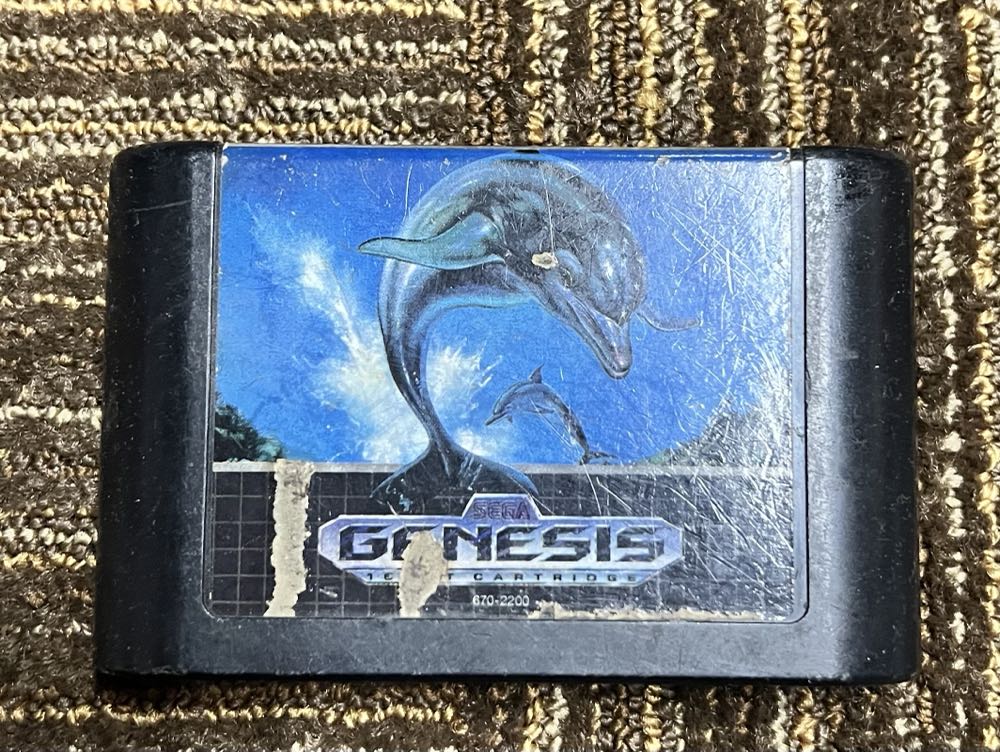 Ecco the Dolphin - Sega Genesis (Mega Drive) (Sega - 1) video game collectible - Main Image 2