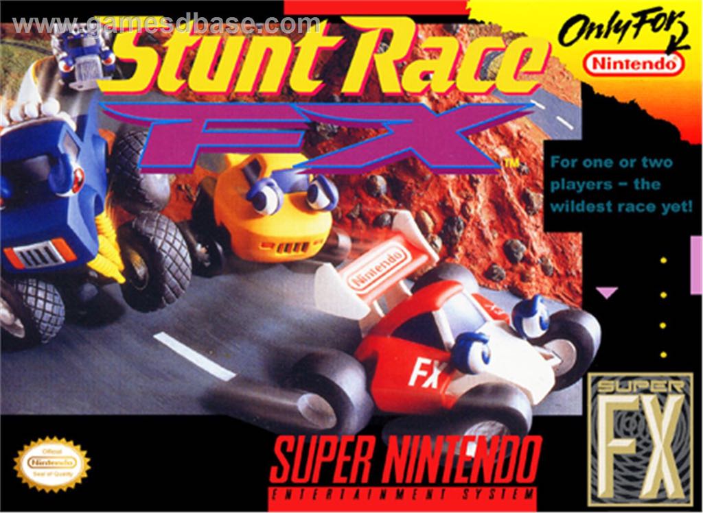 Stunt Race FX - Nintendo Super Nintendo Entertainment System (SNES) video game collectible - Main Image 1