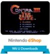 Contra III: The Alien Wars - Nintendo Wii U Virtual Console (Konami Digital Entertainment Co. Ltd - 2) video game collectible - Main Image 2