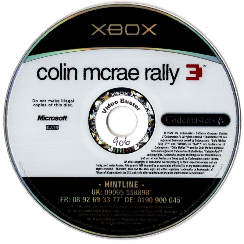 Colin McRae Rally 3 - Microsoft Xbox (Codemasters - 1-4) video game collectible [Barcode 5024866321029] - Main Image 3