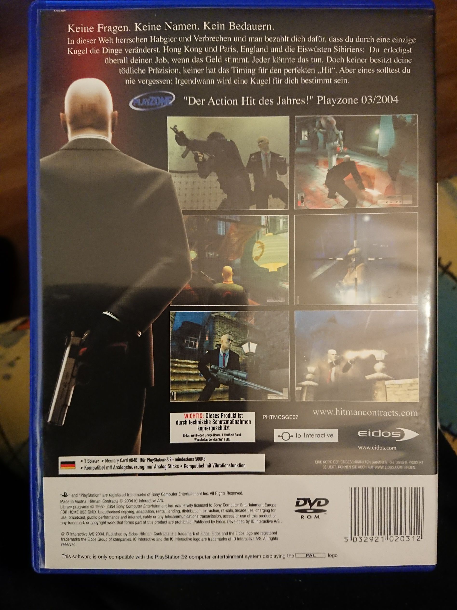 Hitman Contracts - Sony PlayStation 2 (PS2) video game collectible [Barcode 5032921020312] - Main Image 2