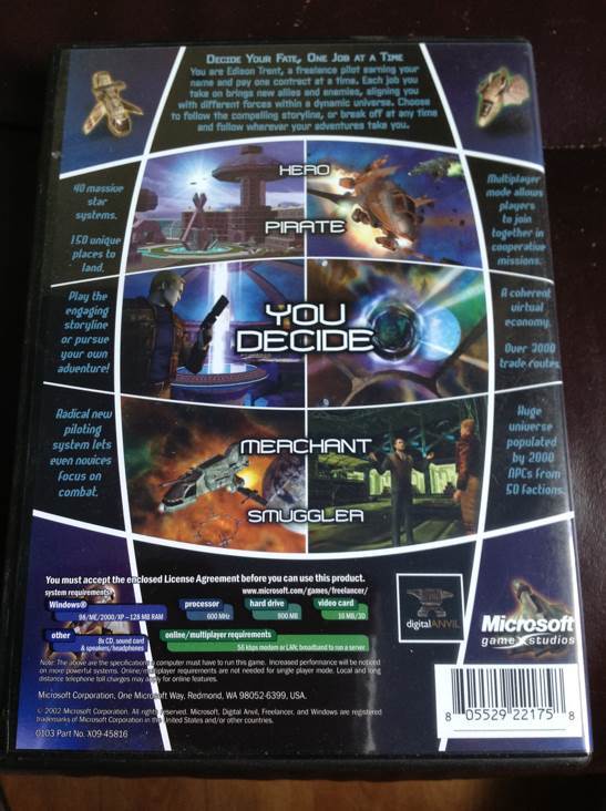 Freelancer - PC video game collectible [Barcode 805529221758] - Main Image 2