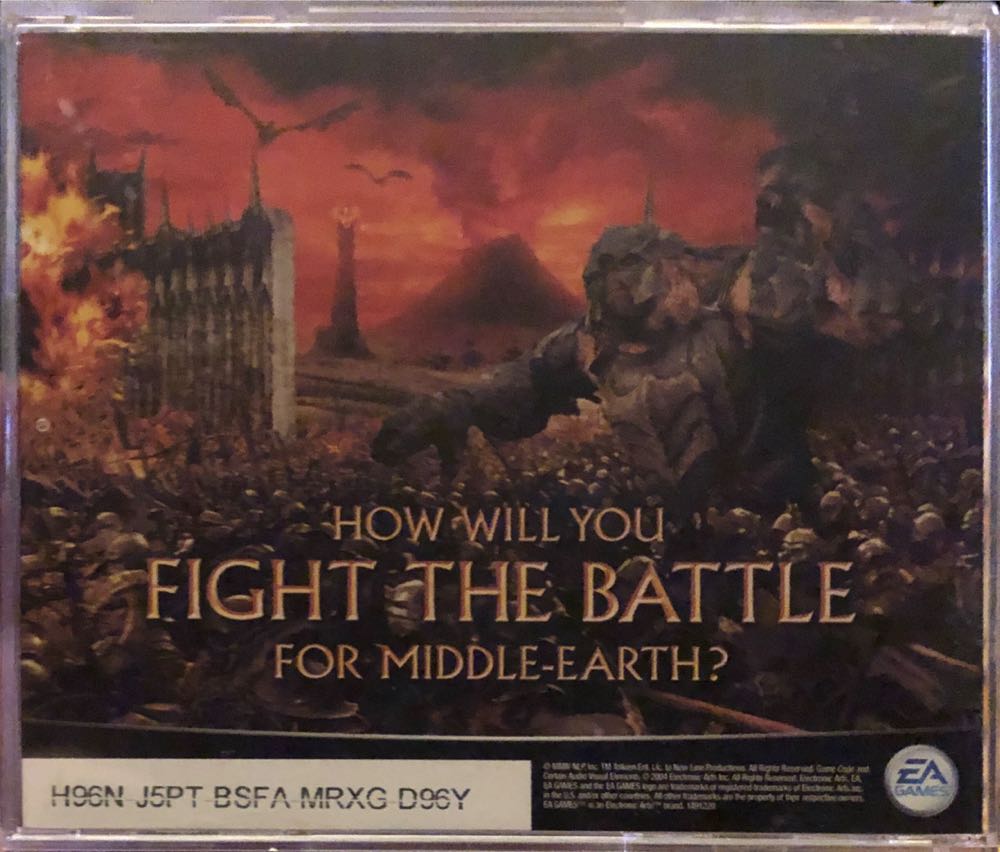 The Lord Of The Rings: Battle For Middle-Earth - PC (Electronic Arts/EA Games - 1) video game collectible - Main Image 2