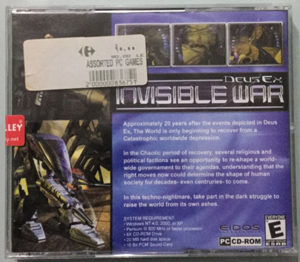 Deus Ex: Invisible War - PC (Eidos Interactive - 1) video game collectible - Main Image 2