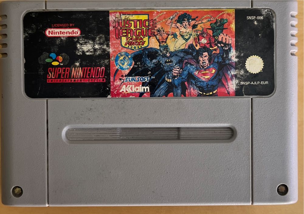 Justice League Task Force - Nintendo Super Nintendo Entertainment System (SNES) video game collectible - Main Image 2