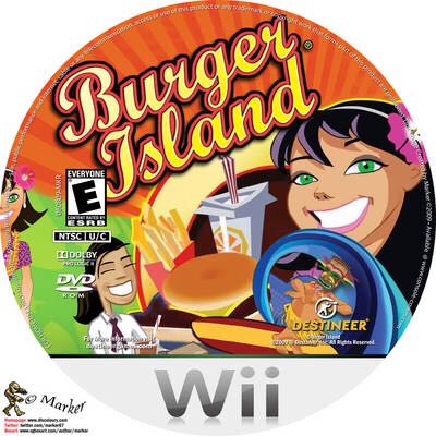 Burger Island - Nintendo Wii (Destineer Studios - 4) video game collectible [Barcode 828068212759] - Main Image 2