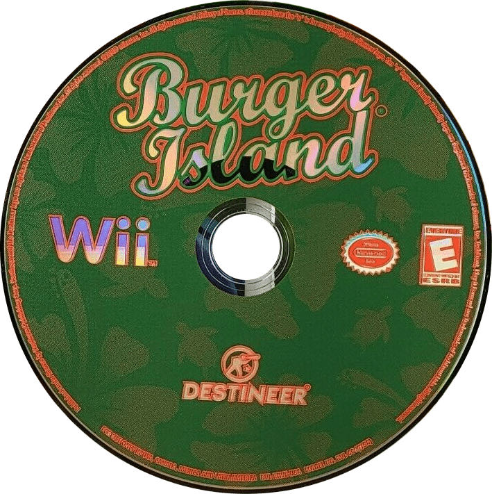 Burger Island - Nintendo Wii (Destineer Studios - 4) video game collectible [Barcode 828068212759] - Main Image 3
