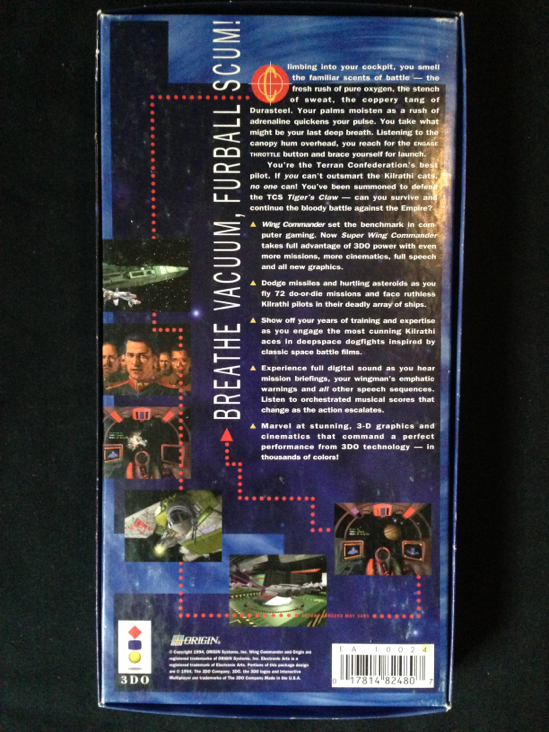 Super Wing Commander - 3DO (Origin Systems - 1) video game collectible [Barcode 5015839988226] - Main Image 2