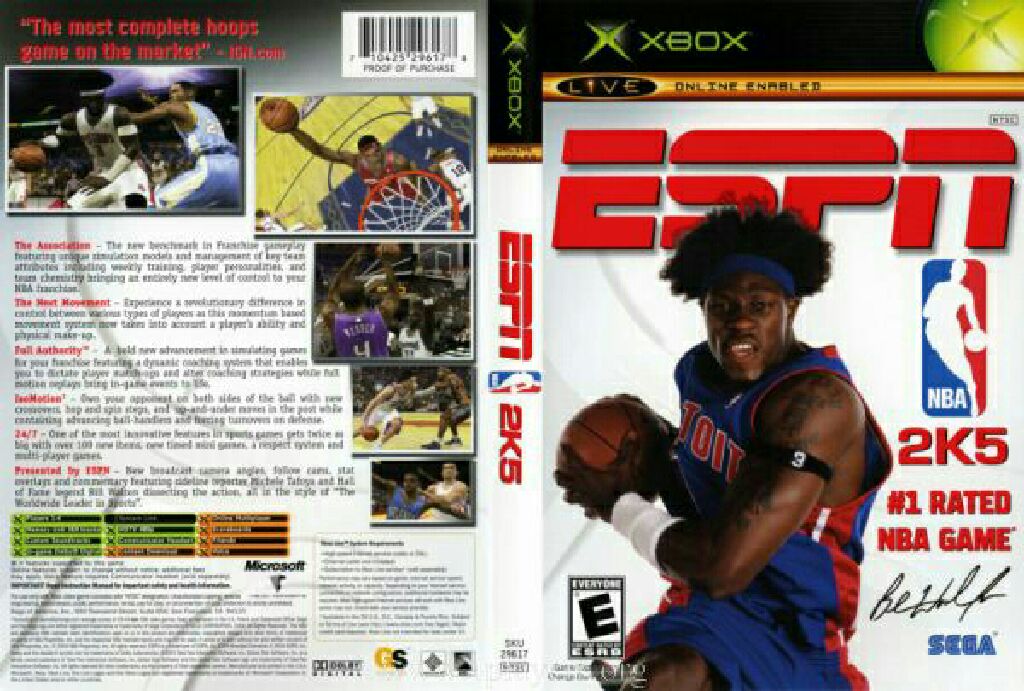 ESPN 2K5 - Microsoft Xbox video game collectible - Main Image 2