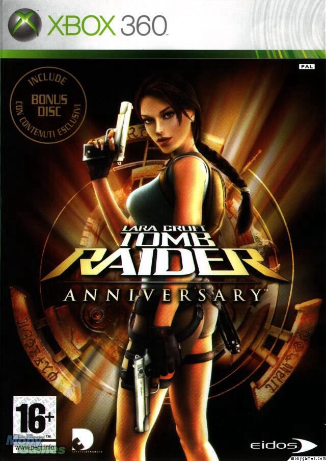 Tomb Raider: Anniversary - Microsoft Xbox 360 (Backwards compatible - 1) video game collectible - Main Image 1
