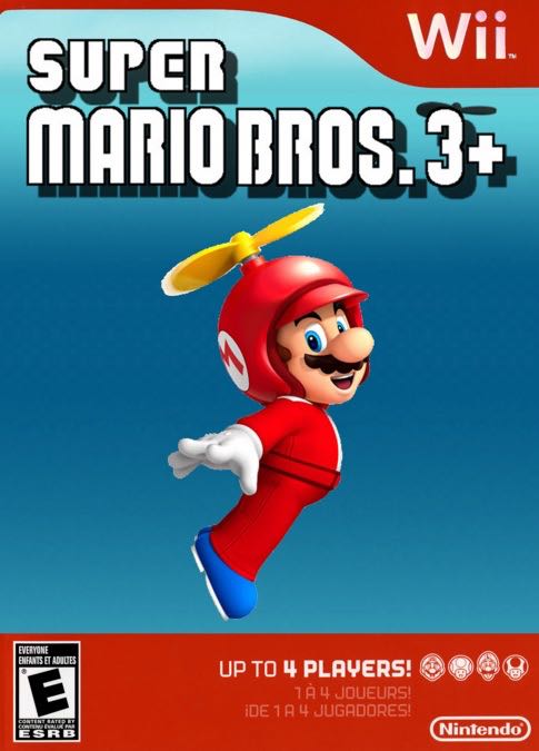 Super Mario Bros 3 - Nintendo Wii U (Nintendo - 1-2) video game collectible - Main Image 2
