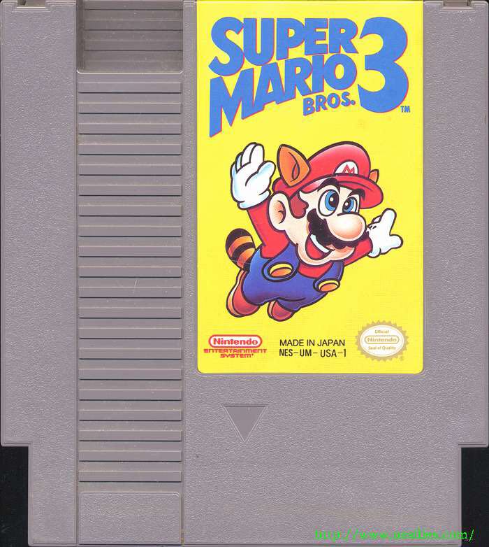 Super Mario Bros 3 - Nintendo Entertainment System (NES) (2) video game collectible - Main Image 2