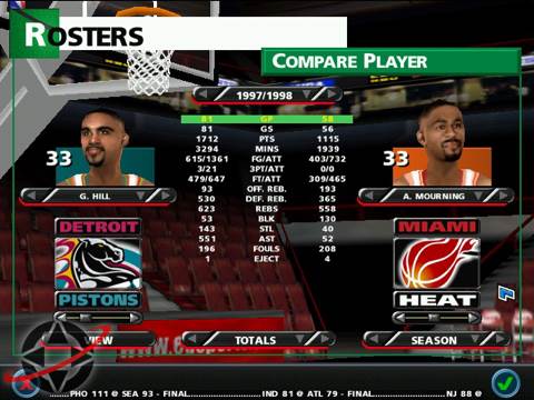 NBA Live 99 - Sony PlayStation (Electronic Arts/EA Games - 8) video game collectible [Barcode 014633079180] - Main Image 2