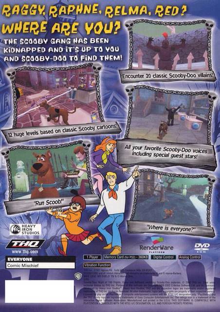 Scooby-Doo! Night Of 100 Frights - Sony PlayStation 2 (PS2) (THQ - 1) video game collectible [Barcode 4005209051255] - Main Image 2