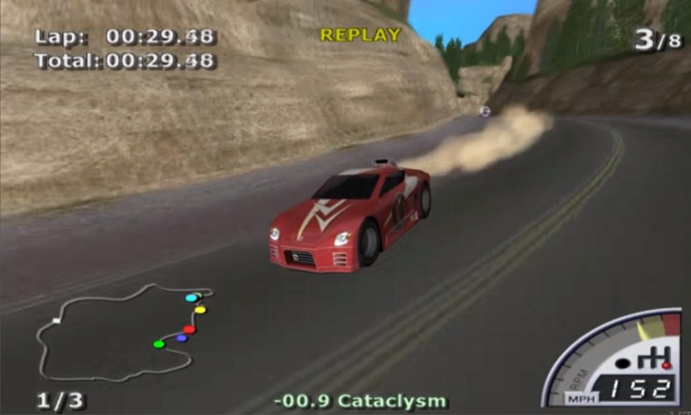 Rumble Racing - Sony PlayStation 2 (PS2) (EA Games - 1-2) video game collectible [Barcode 014633142594] - Main Image 3