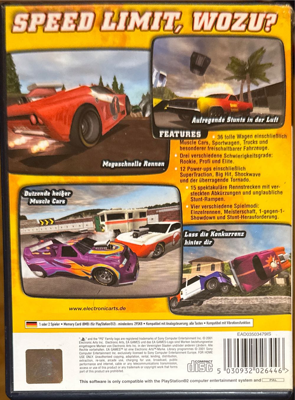 Rumble Racing - Sony PlayStation 2 (PS2) video game collectible [Barcode 5030932026446] - Main Image 2