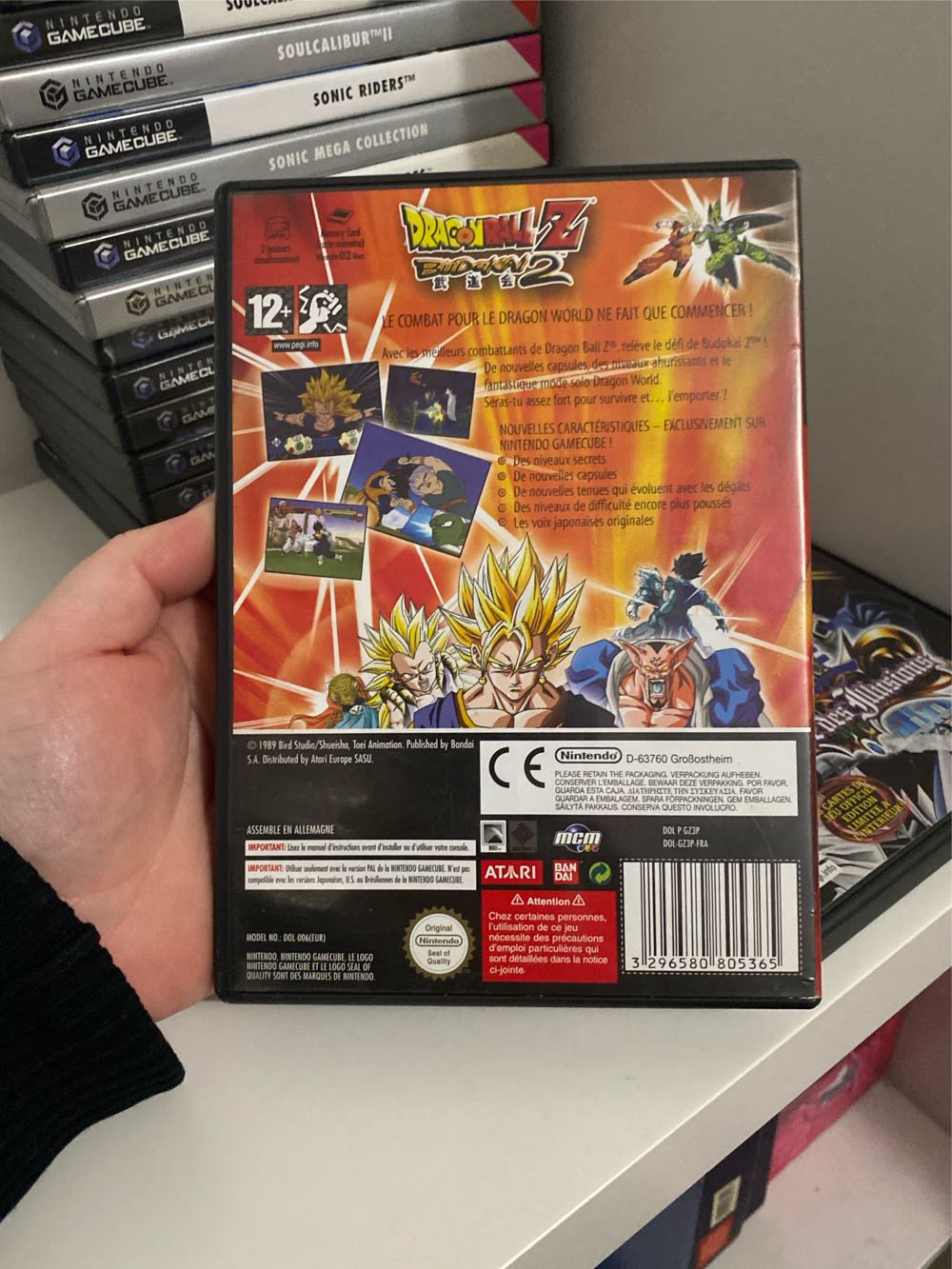 Dragon Ball Z Budokai 2 - Nintendo GameCube (Atari - 2) video game collectible [Barcode 3296580805365] - Main Image 2