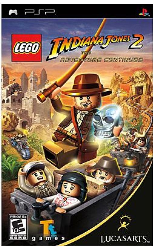 Lego Indiana Jones 2: The Adventure Continues - Sony PlayStation Portable (PSP) (Lucas Arts) video game collectible - Main Image 1