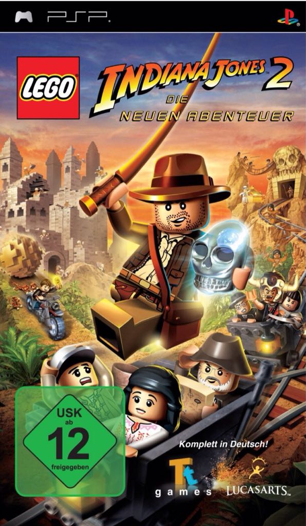 Lego Indiana Jones 2: The Adventure Continues - Sony PlayStation Portable (PSP) video game collectible - Main Image 1