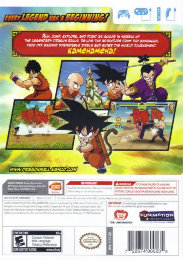 Dragon Ball: Revenge of King Piccolo - Nintendo Wii (Nintendo - 2) video game collectible [Barcode 3296580810109] - Main Image 2