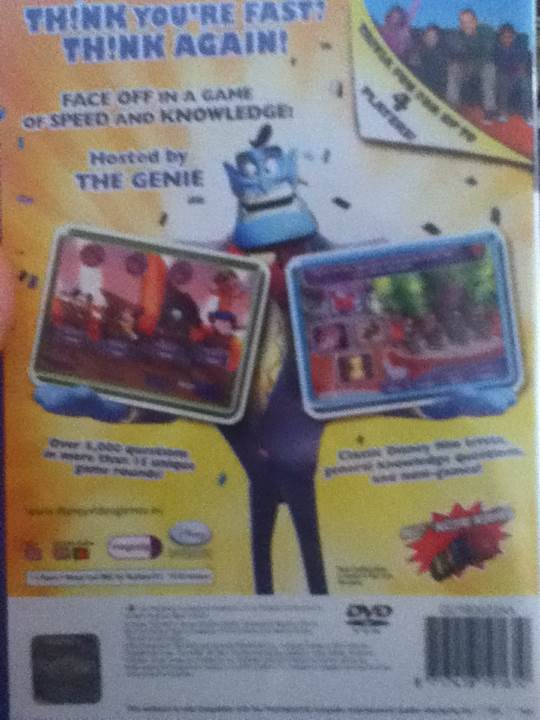 Disney Think Fast Game - Sony PlayStation 2 (PS2) (Disney Interactive Studios - 4) video game collectible [Barcode 8717418191610] - Main Image 2
