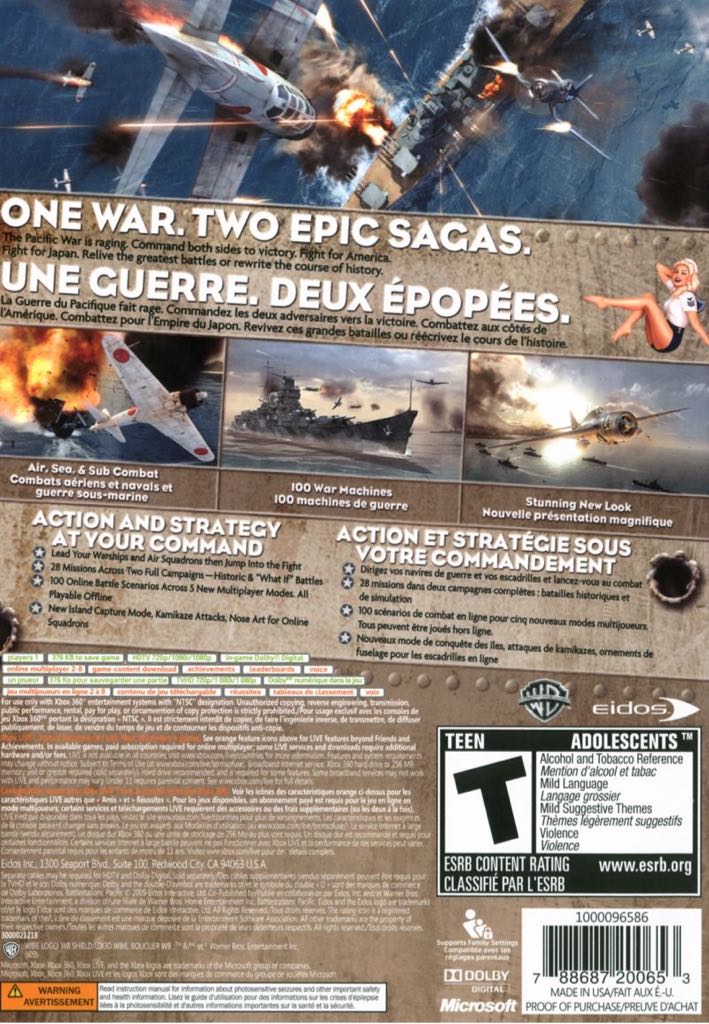 Battlestations Pacific - Microsoft Xbox 360 (BC - Games With Gold X360 - 1 Local 2-8 Online) video game collectible [Barcode 5021290037083] - Main Image 2